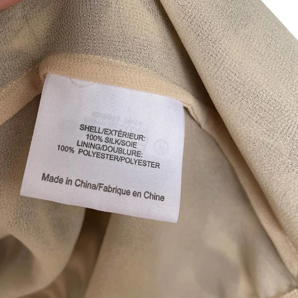 Tory Burch Women's Silk Printed Scoop Neck Back Bow Sleeveless Size 8 - Picture 5 of 8